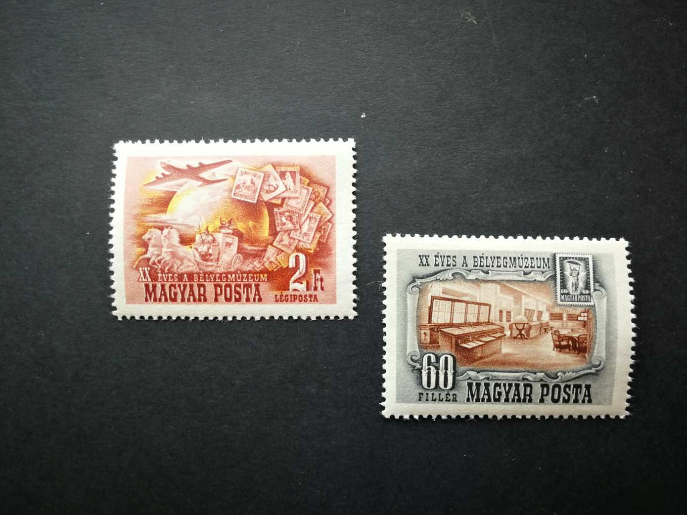 Magyarország  1950 Bélyegmúzeum ** postatiszta kat. ár 5000 Ft H