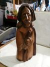 Faragott fa vándor figura