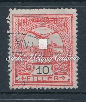 1909 Turul 10f tévnyomat
