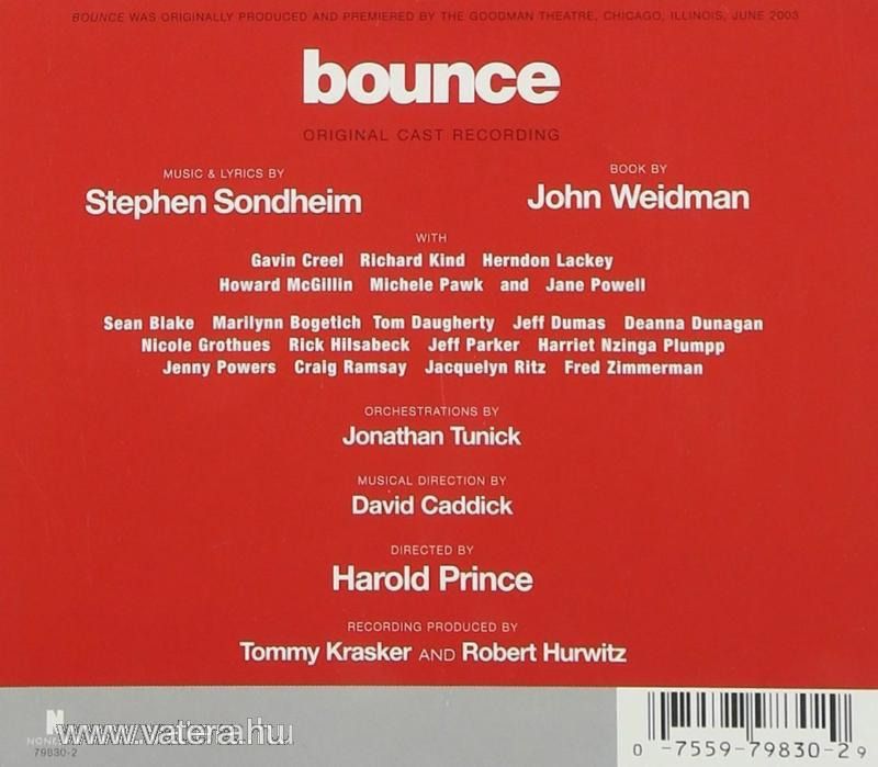 Stephen Sondheim - Bounce CD