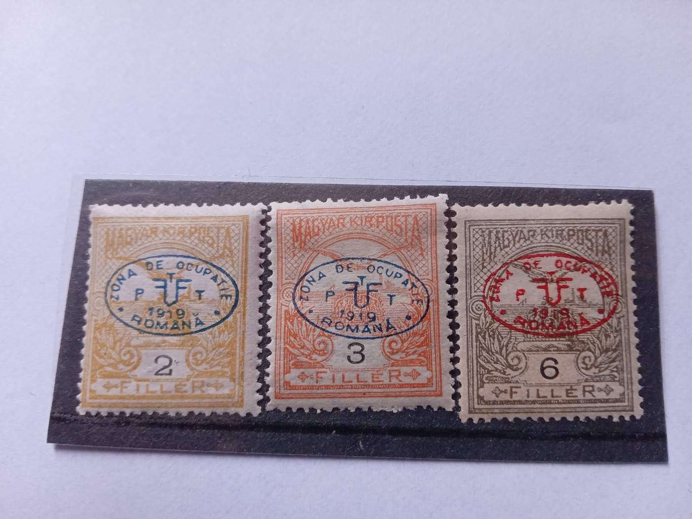 1919, Debrecen, román megszállás, 3 turul, kat.210.000 Ft