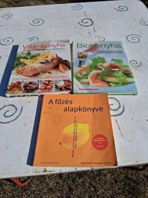 szakácskönyv 3 db egyben
