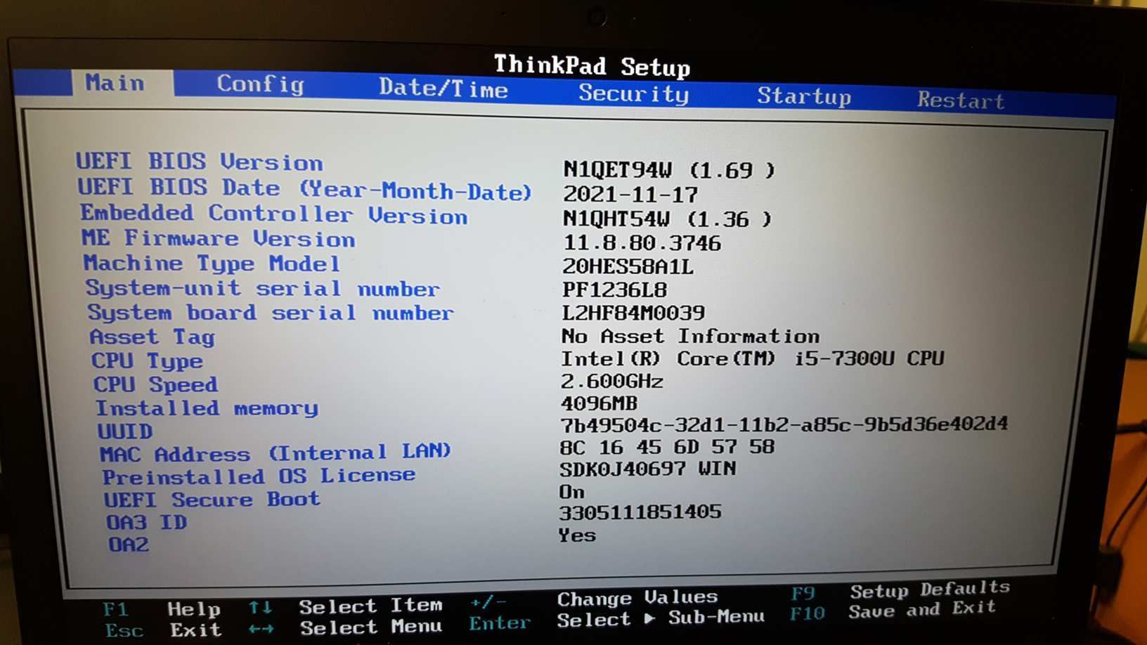 Lenovo Thinkpad T470