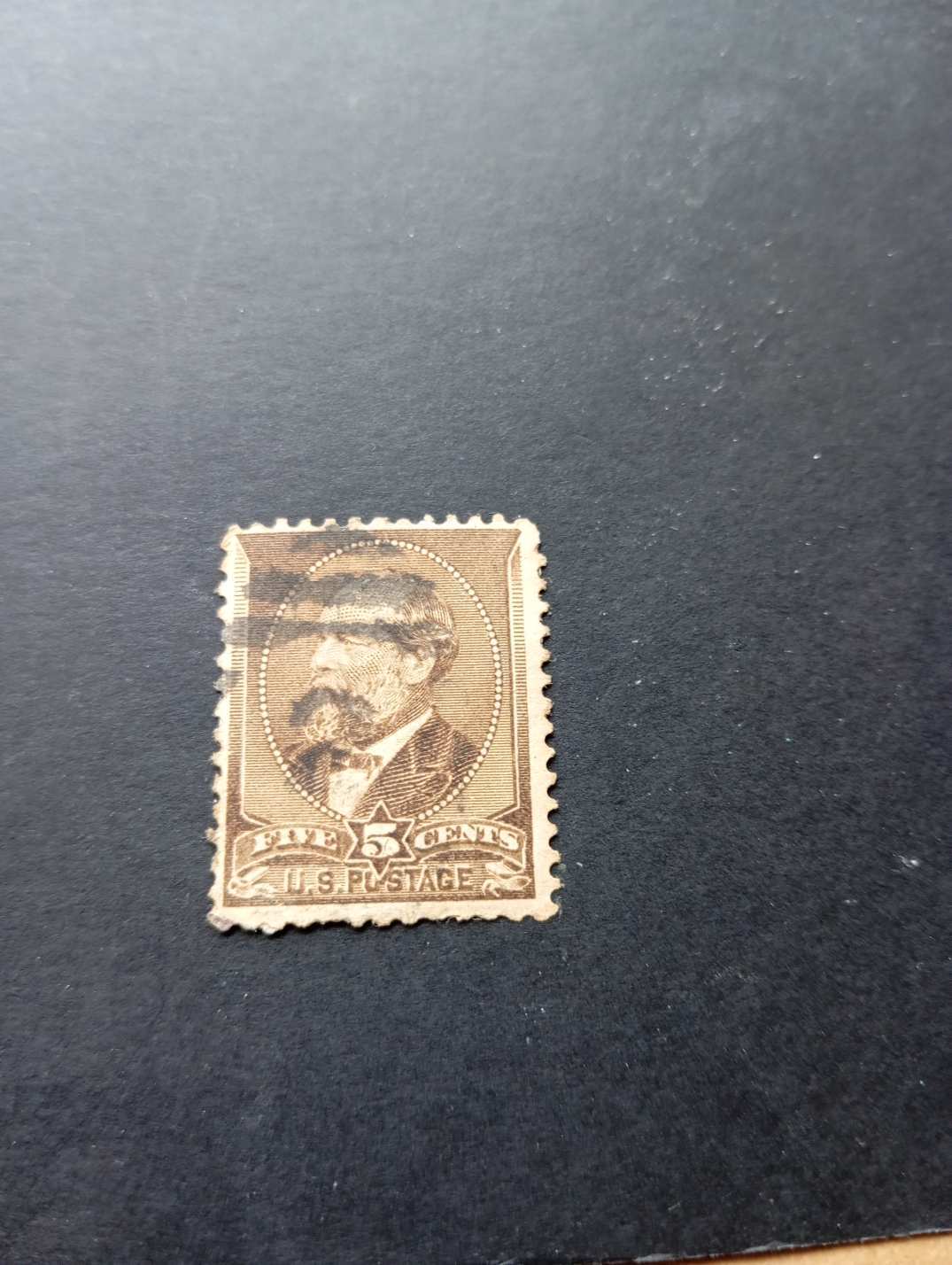 USA 1882 5 C pecsételt kat. ár. 7 €