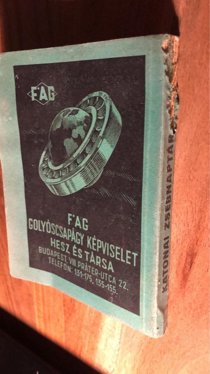 Katonai zsebnaptár 1941