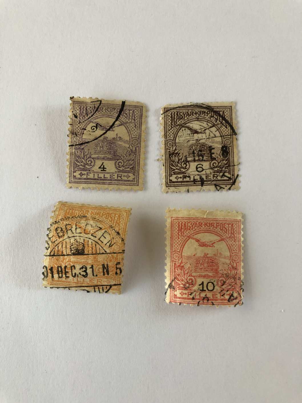 Magyar Kir. Posta 1900 4 darab