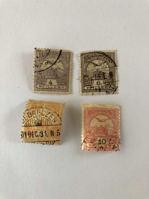 Magyar Kir. Posta 1900 4 darab