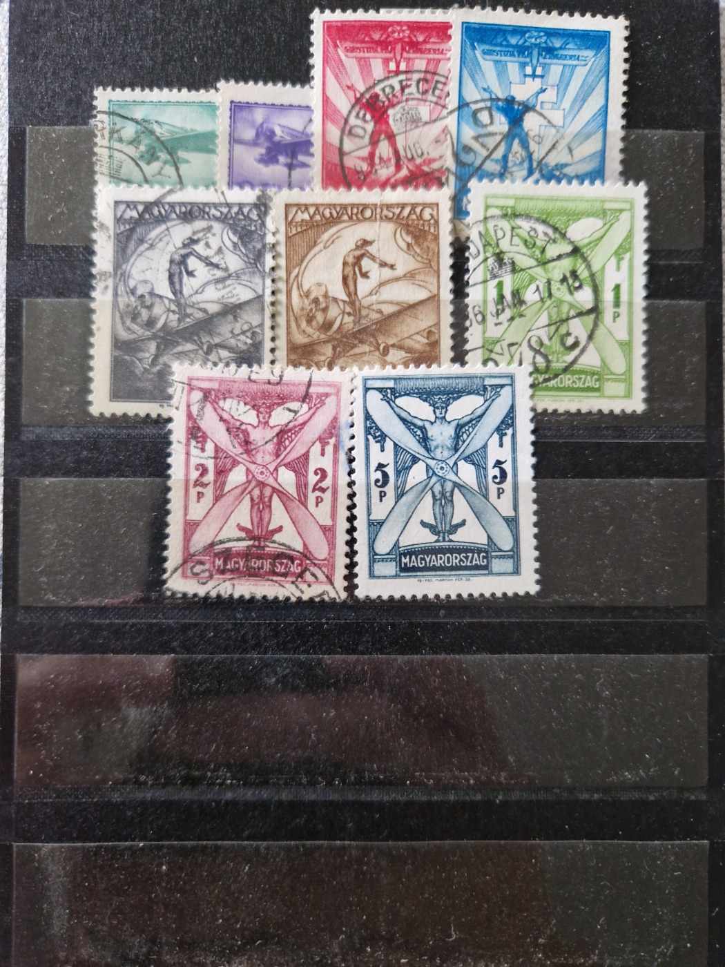 Bélyeg sor Repülő 1933
