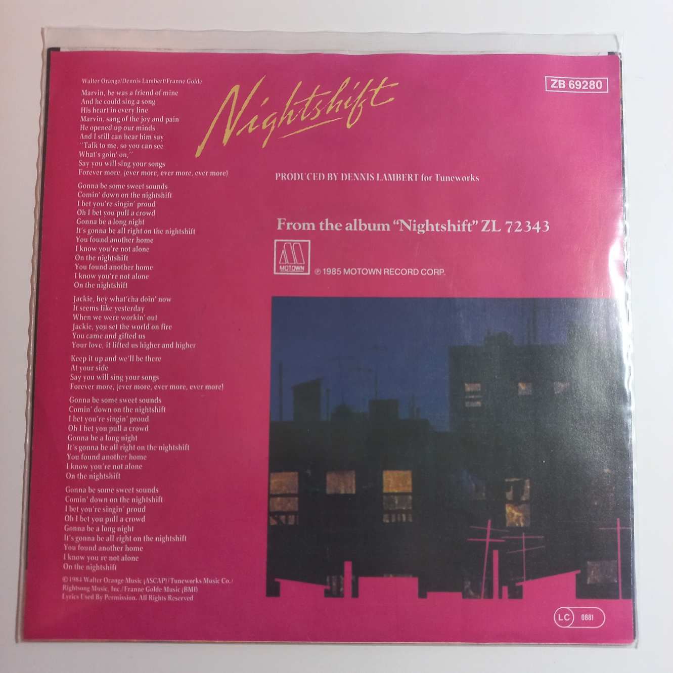 Commodores &ndash; Nightshift Kislemez