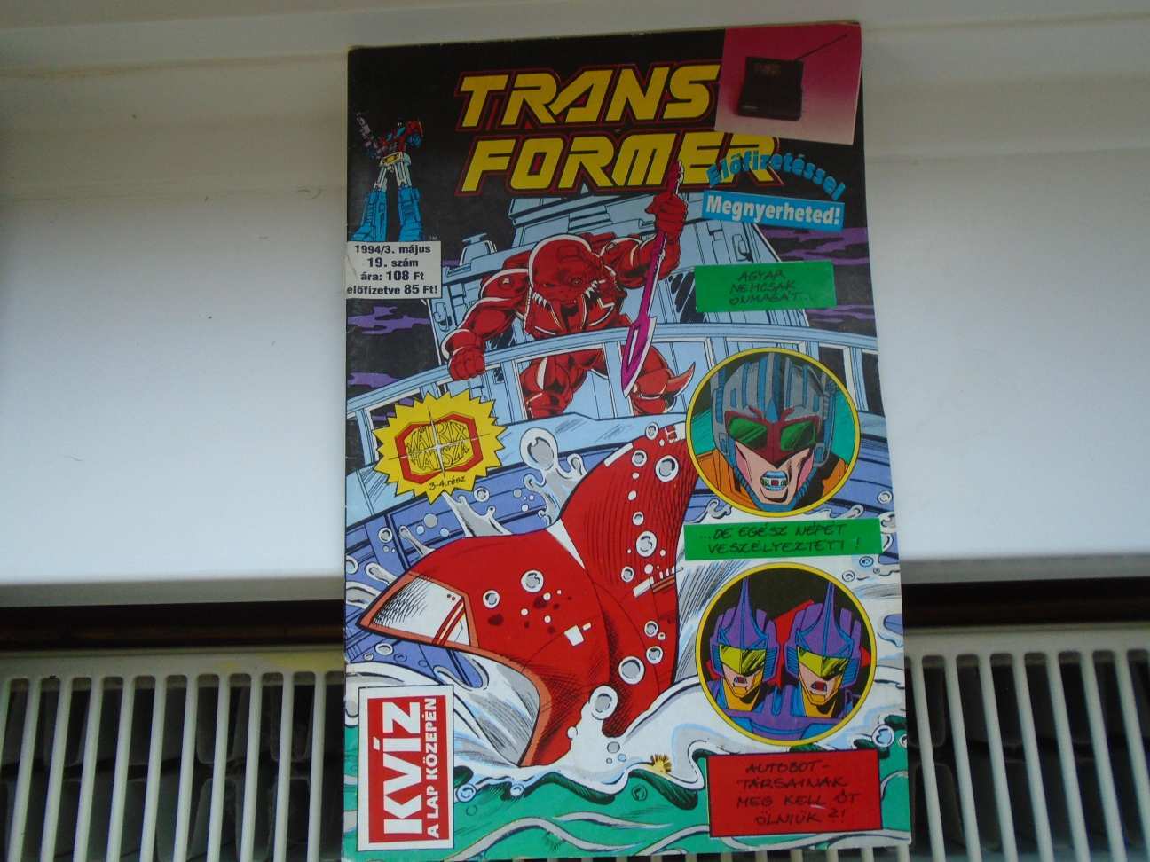 TRANSFORMER KÉPREGÉNY 1994/3