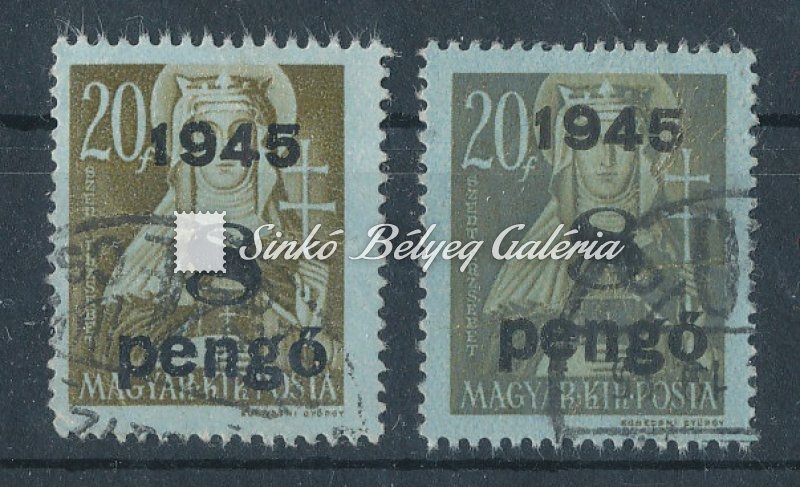 1945. Kisegítő bélyegek (IV.)