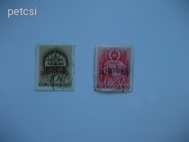 Magyar bélyeg / bélyegsor dél visszatér 1941 4.