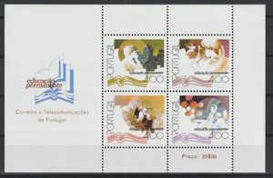 Portugália  Postatiszta Blokk