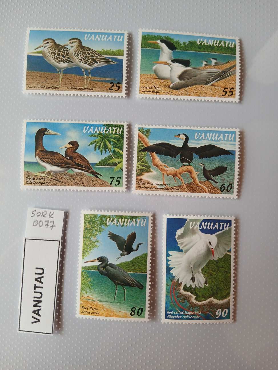 SORK0077 Vanutau bélyeg  postatiszta  