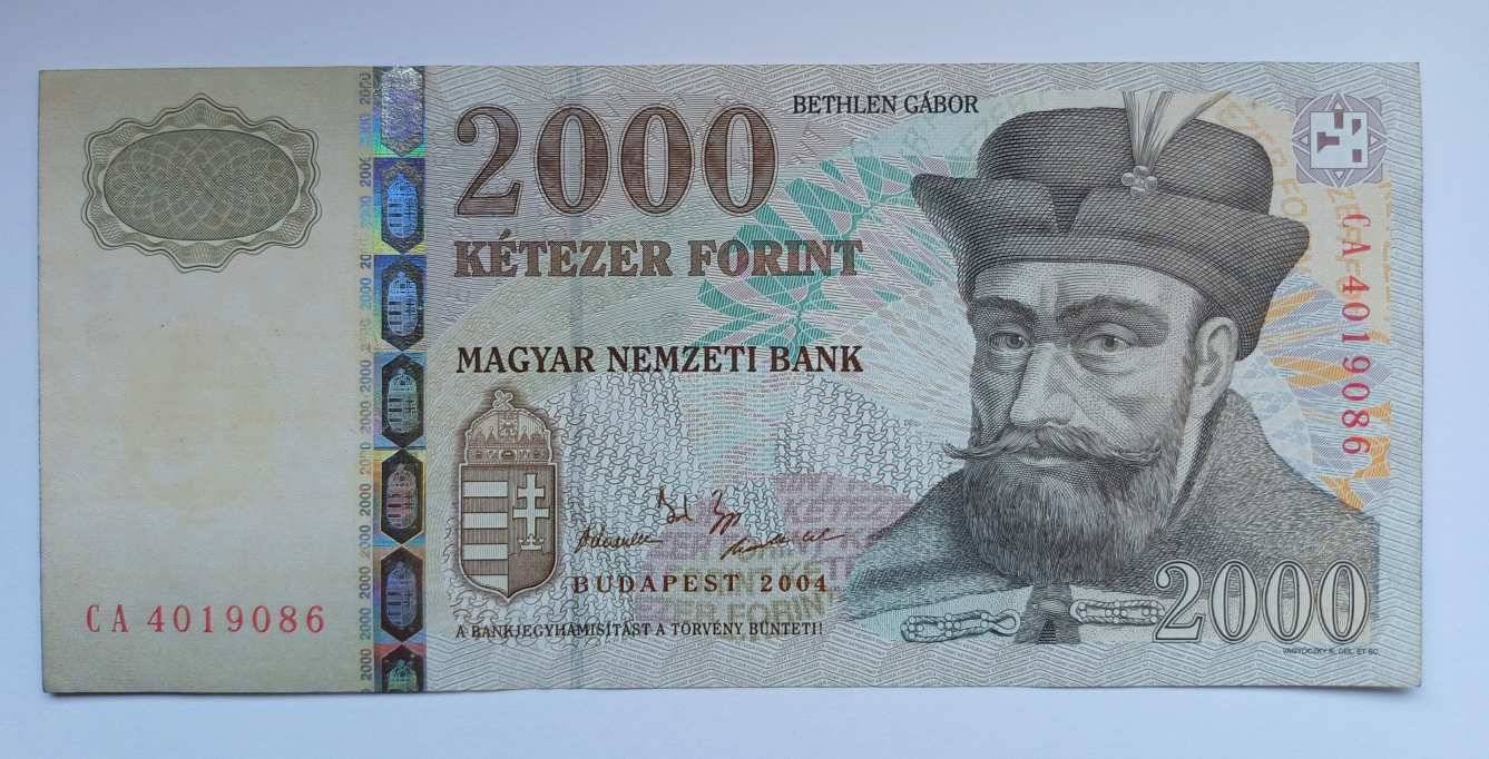 2000 forint 2004 AUNC, CA