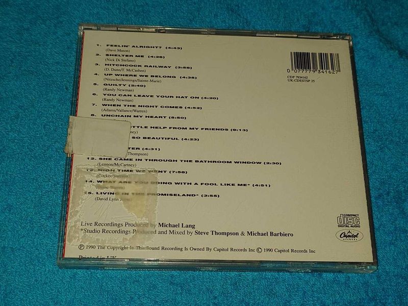 Joe Cocker &ndash; Joe Cocker Live CD