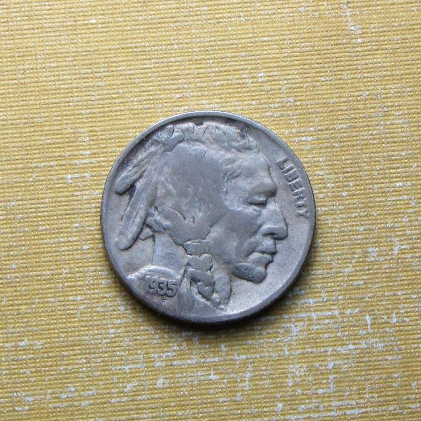 USA 1935  5Cent  -  indiánfejes