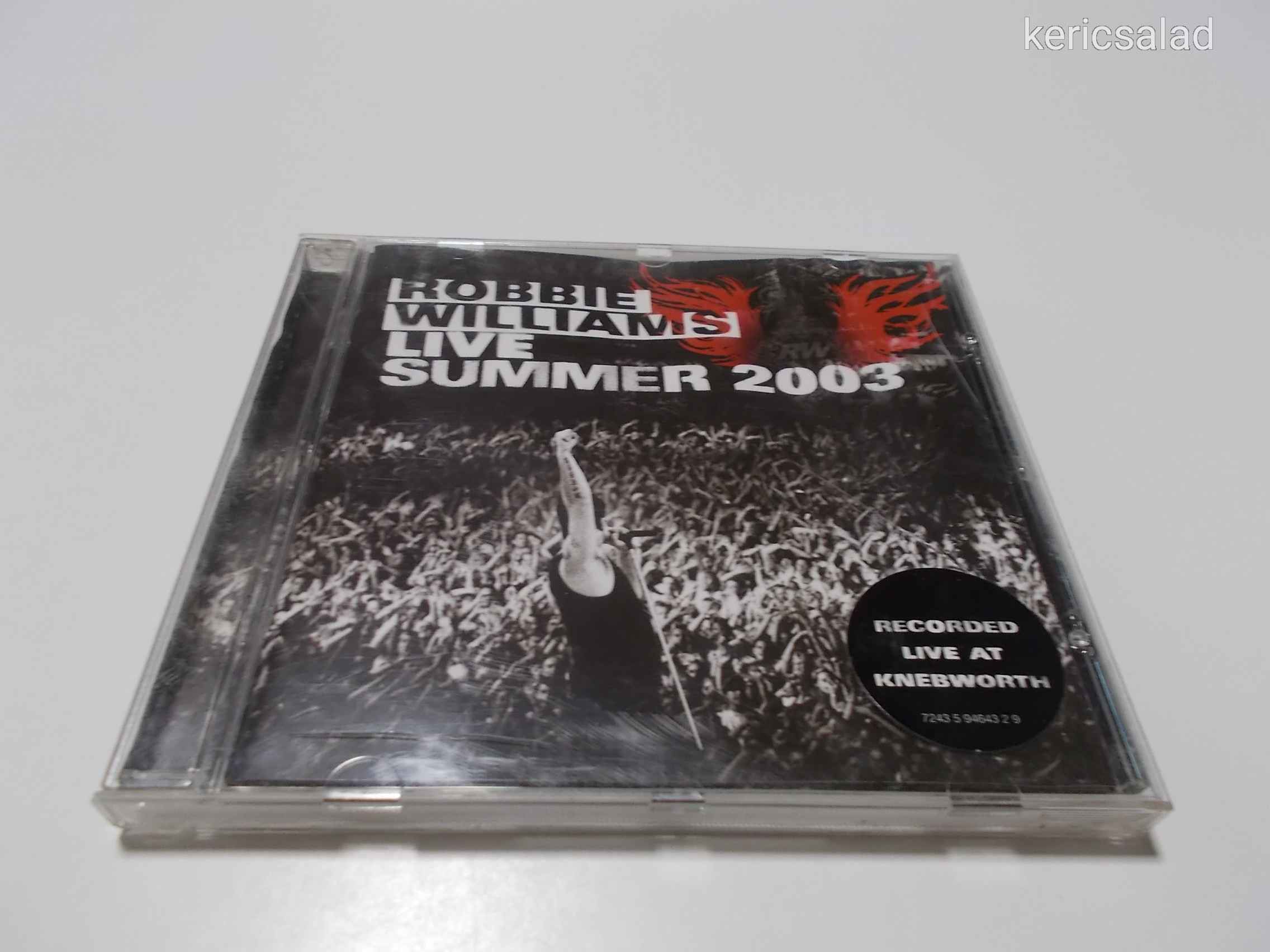 Robbie Williams: Live Summer 2003 cd 2003