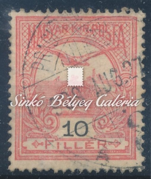 1908. Turul 10f bélyeg