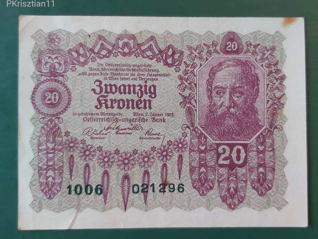 1922 20 Korona