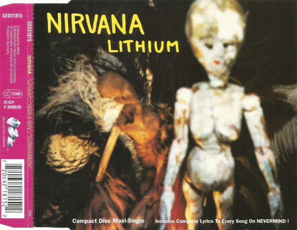 Nirvana - Lithium maxi CD