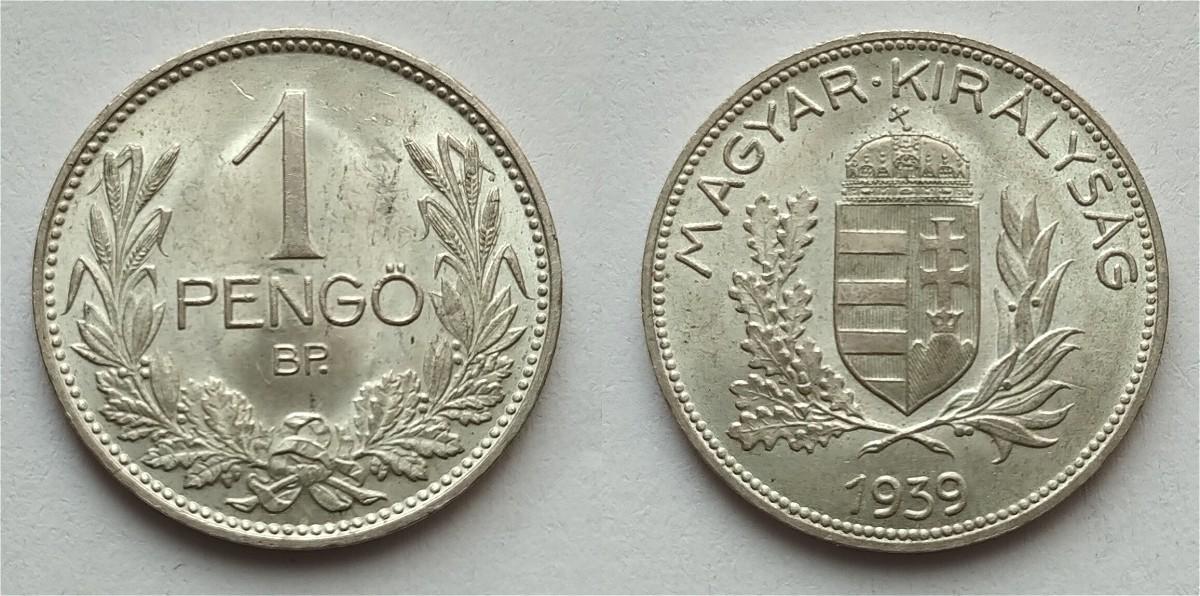 1 Pengő 1939 ezüst