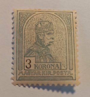 Magyarország 1900 Turul 3 K * falcos D