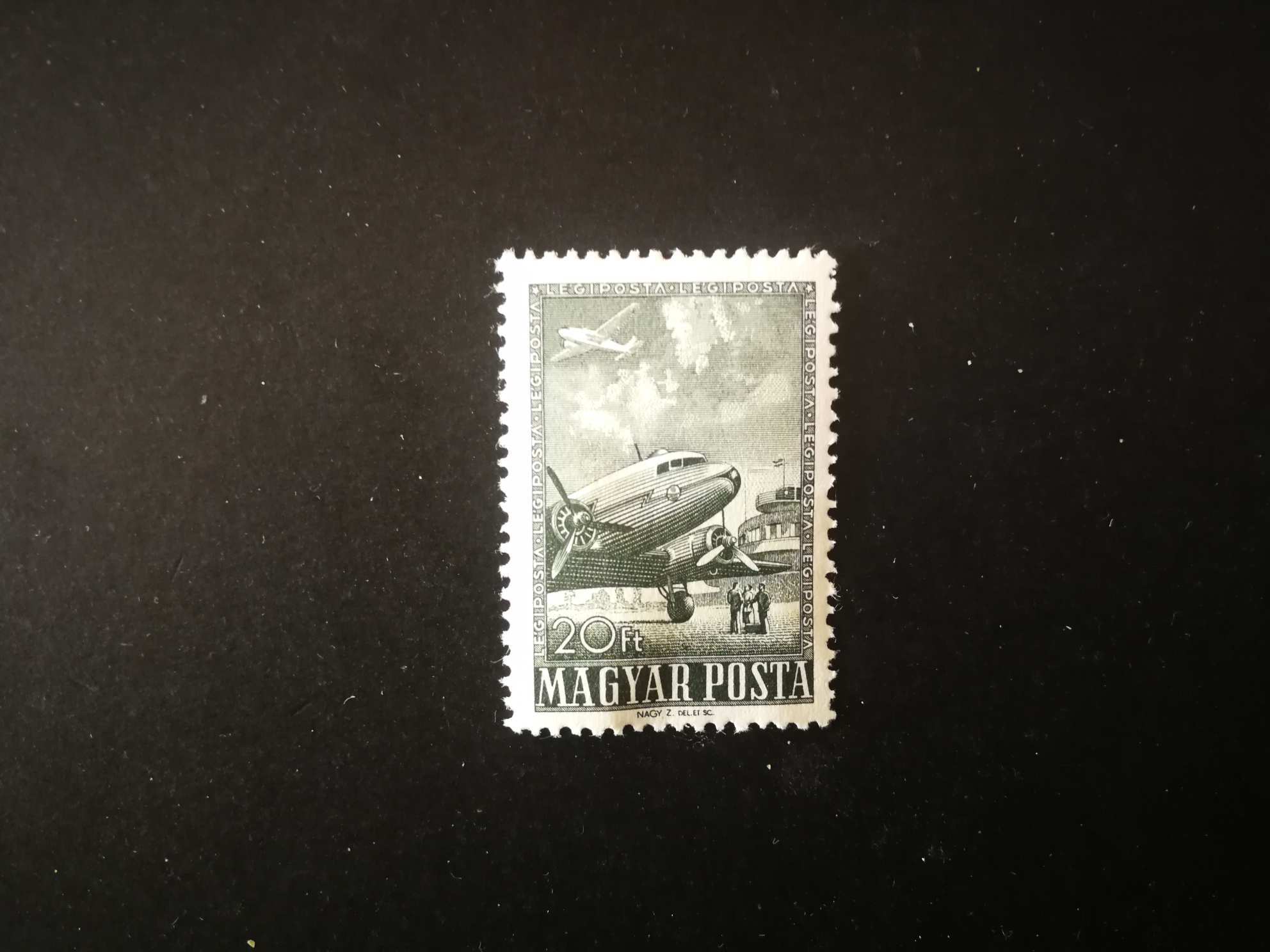 Magyarország 1957 1950 Repülő záróértéke, betapadás A