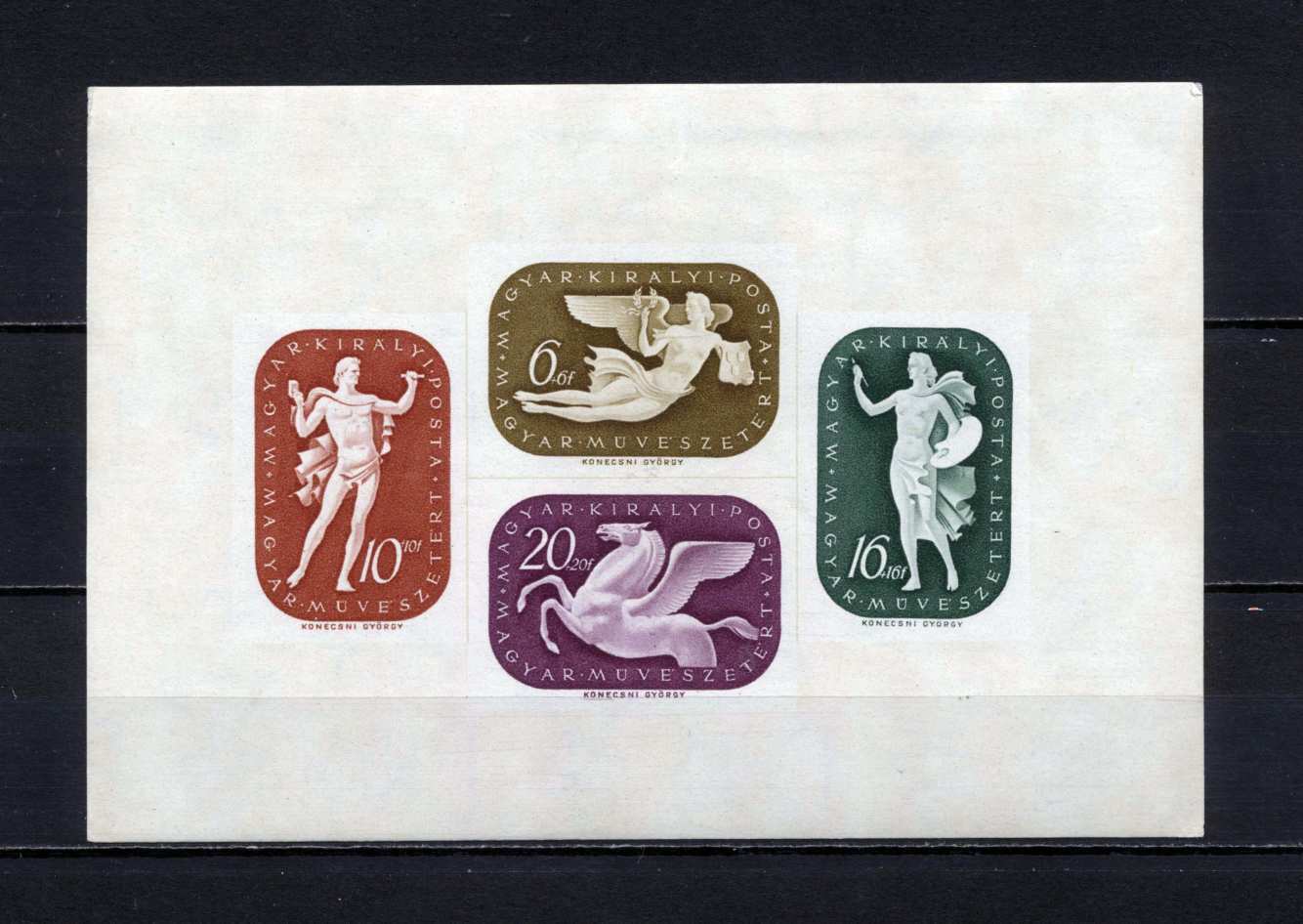 1941 Művész blokk postatiszta nem falcos kat.: 1500 Ft