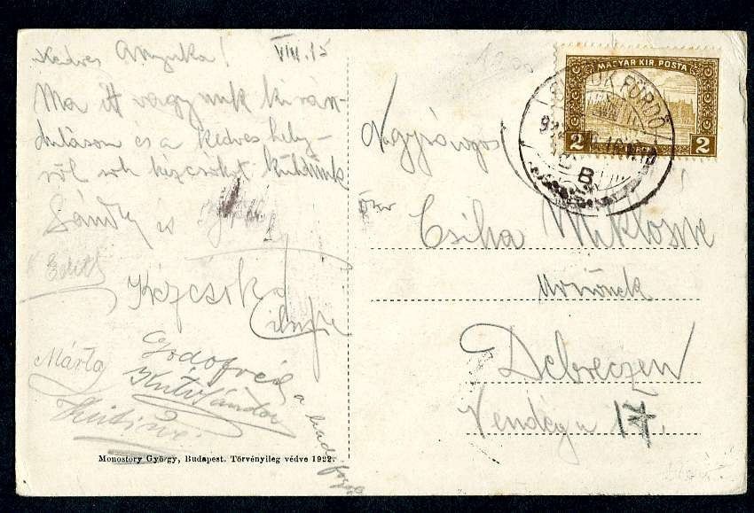 Balatonfüred, Csónakkikötő, 1922