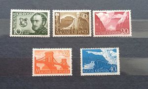 1941. gróf Széchenyi István bélyegsor ××