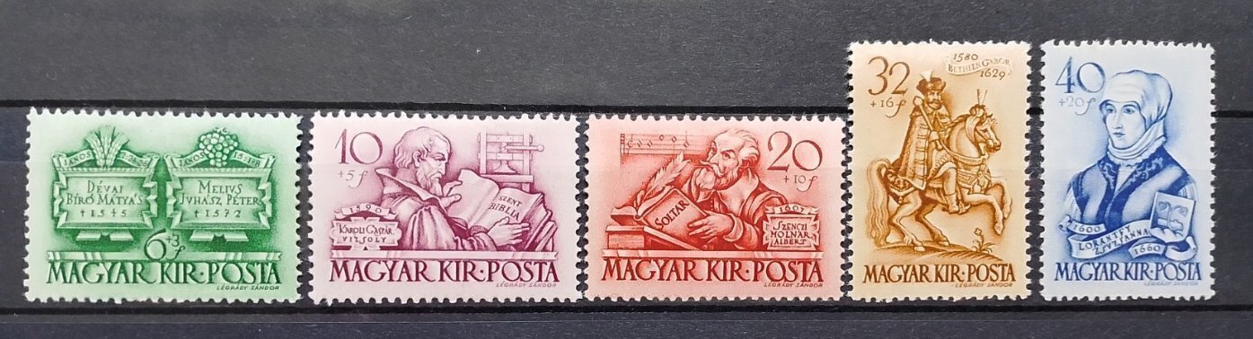 1939. Protestáns **  - Postatiszta, falcmentes, szép bélyegek