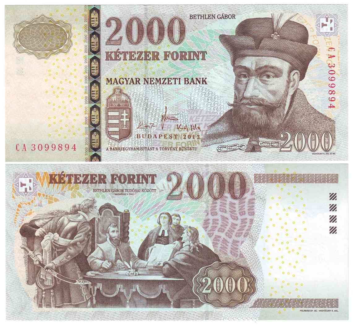 2000 Forint 2013 CA UNC !!!