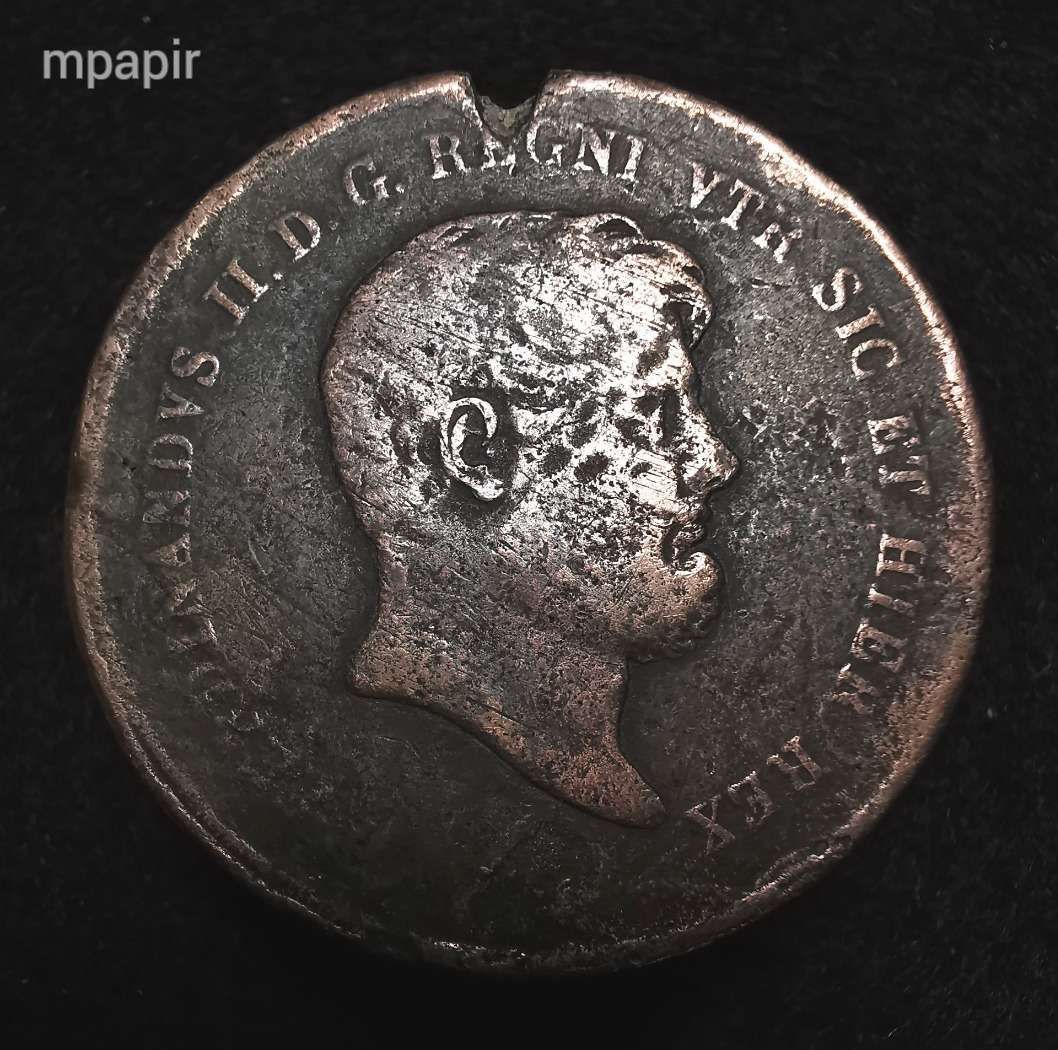 1857. 10 Tornesi 27.7gr.