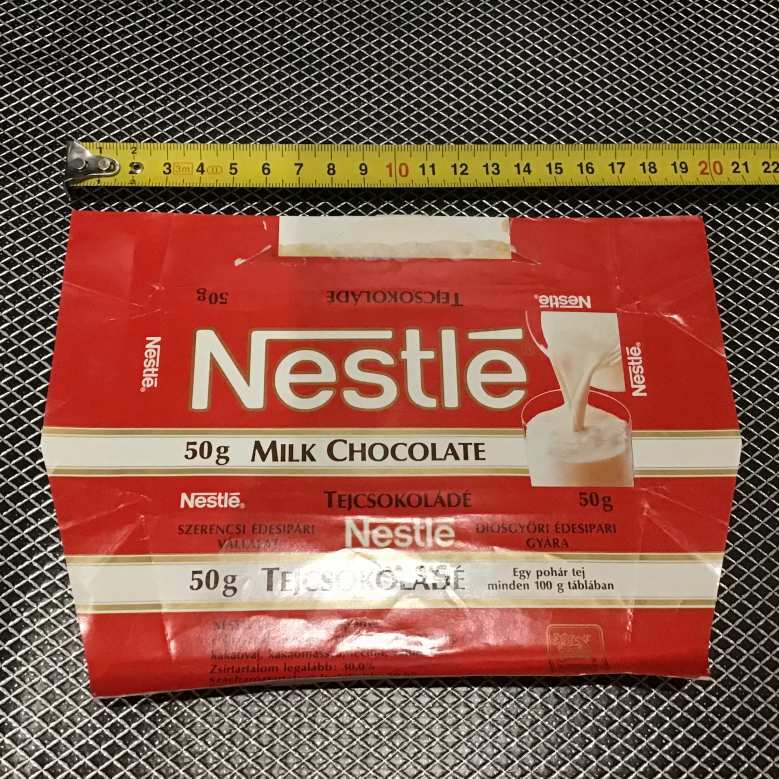 Nestle 50 gr csokoládépapír