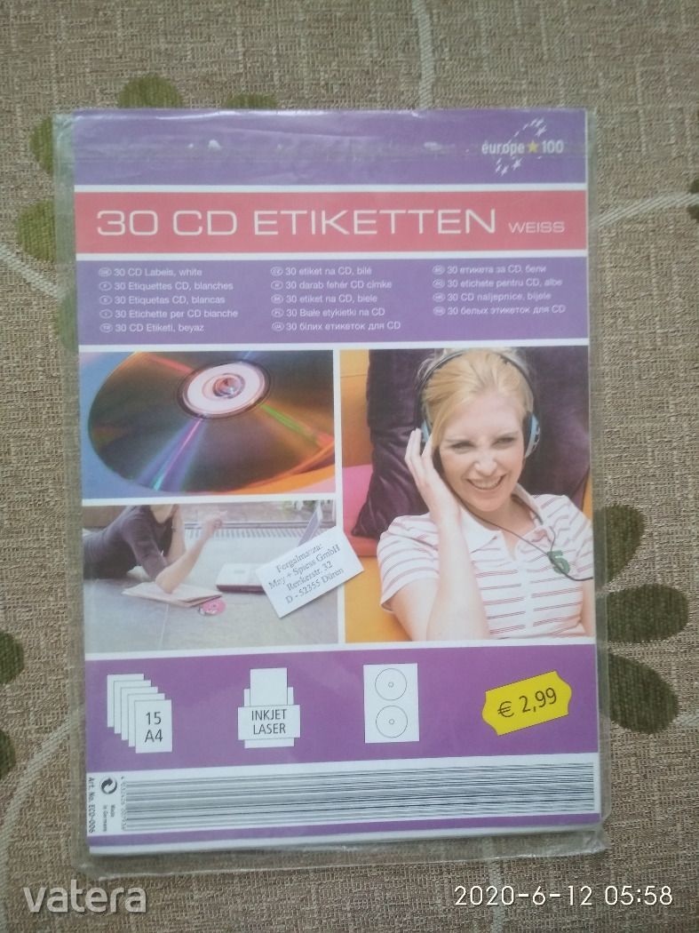 CD/DVD matrica