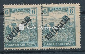 1918. Köztársaság 6f pár
