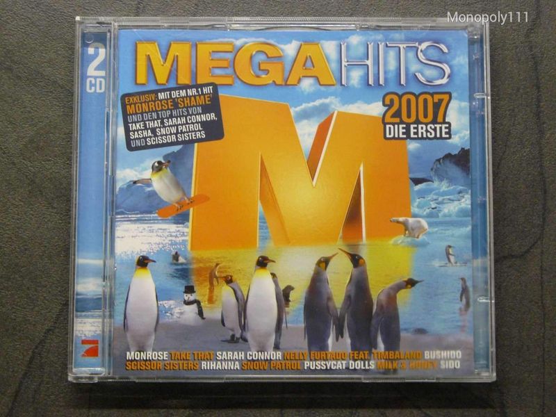 Mega Hits 2007 Die Erste dupla CD