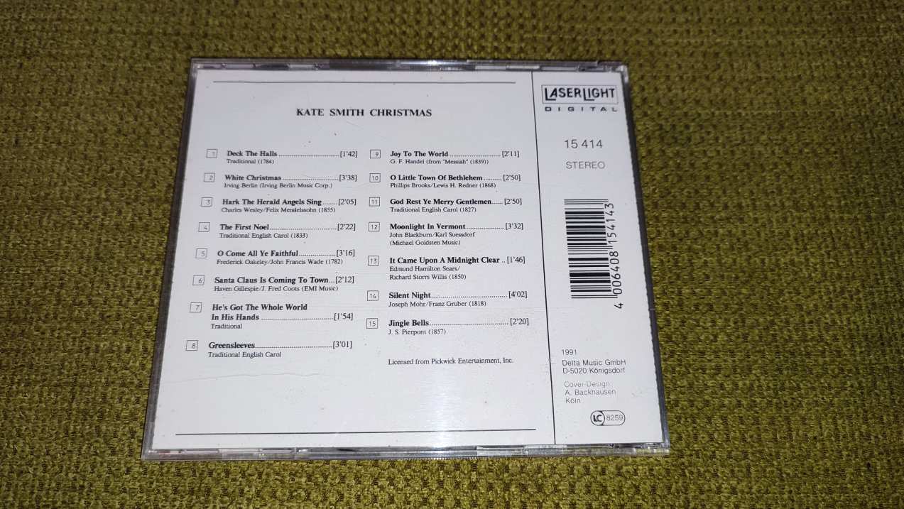 Kate Smith Christmas CD