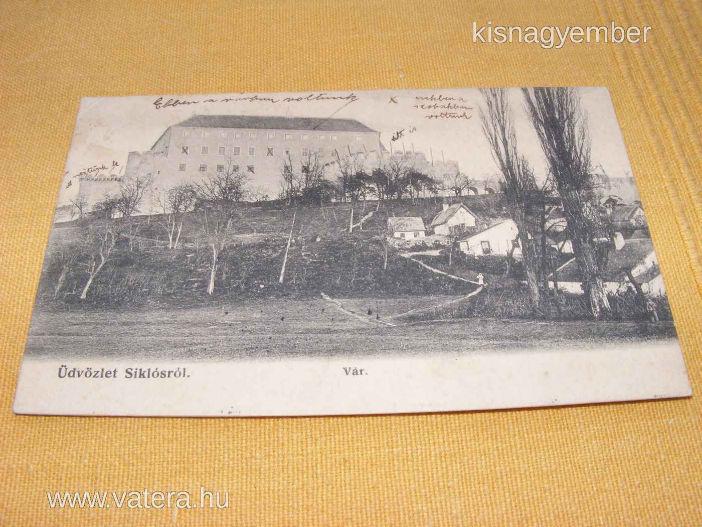 Siklós vár  1913.  klap