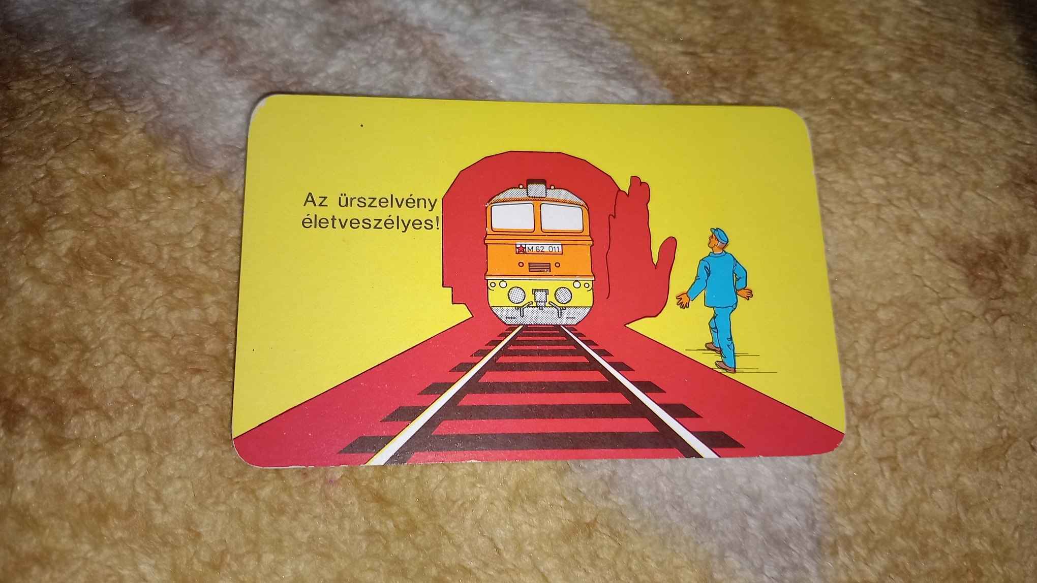1980 - MÁV kártyanaptár
