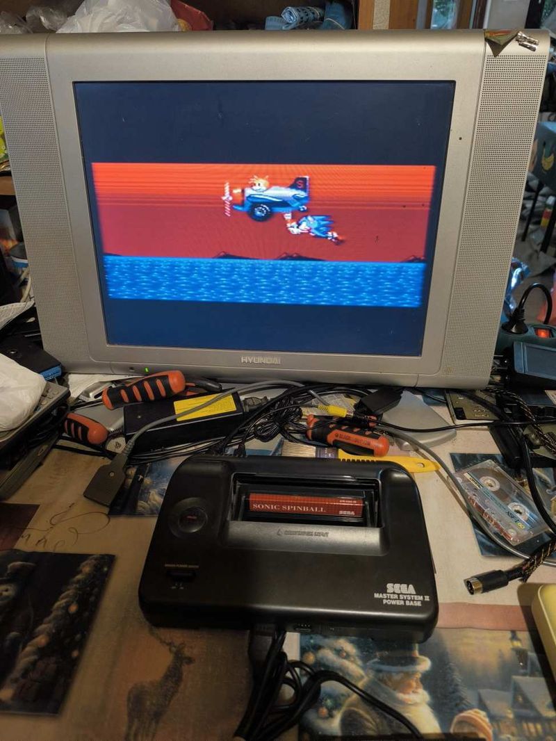 Sonic Spinball Sega Master System