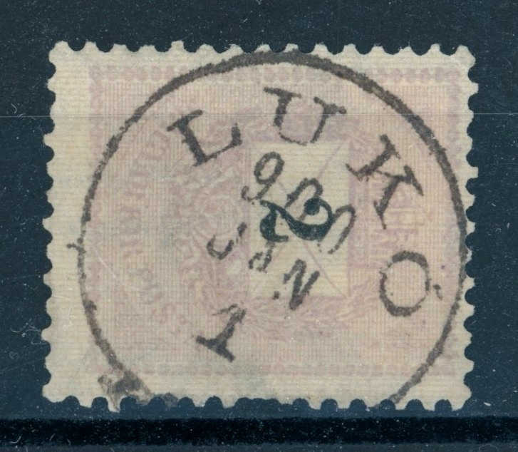 1899 krajcáros LUKÓ bélyegzés 1900.01.01. dátum! Sáros Slovakia Gudlin 100p (e80)