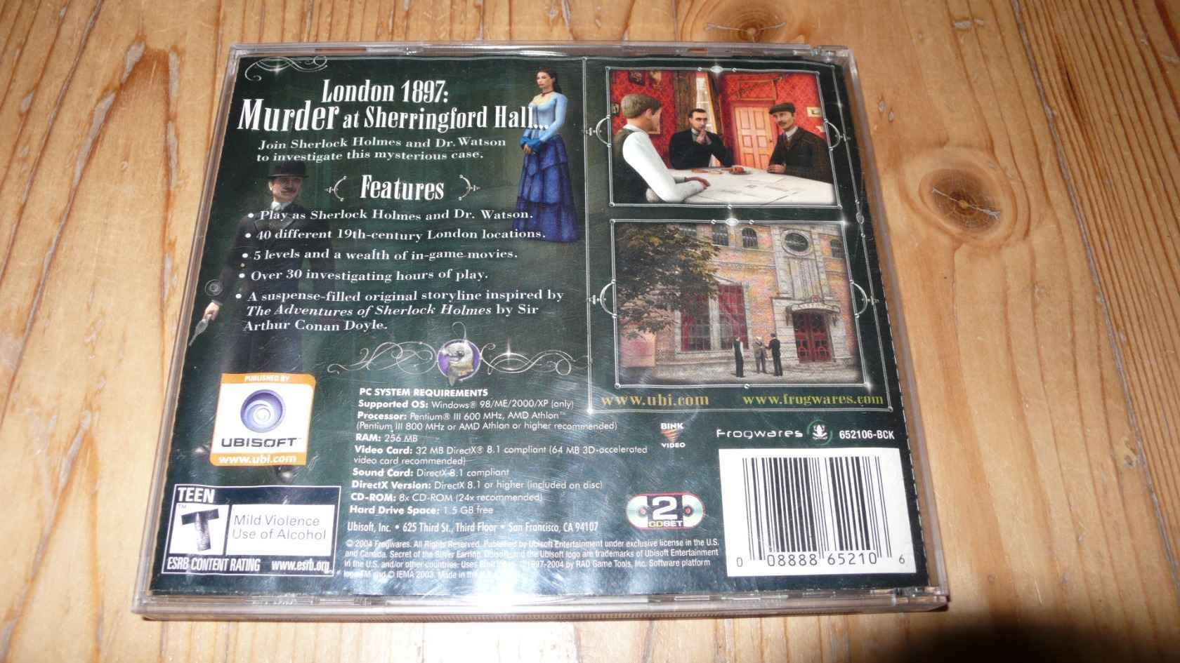 Sherlock Holmes cd-rom dupla