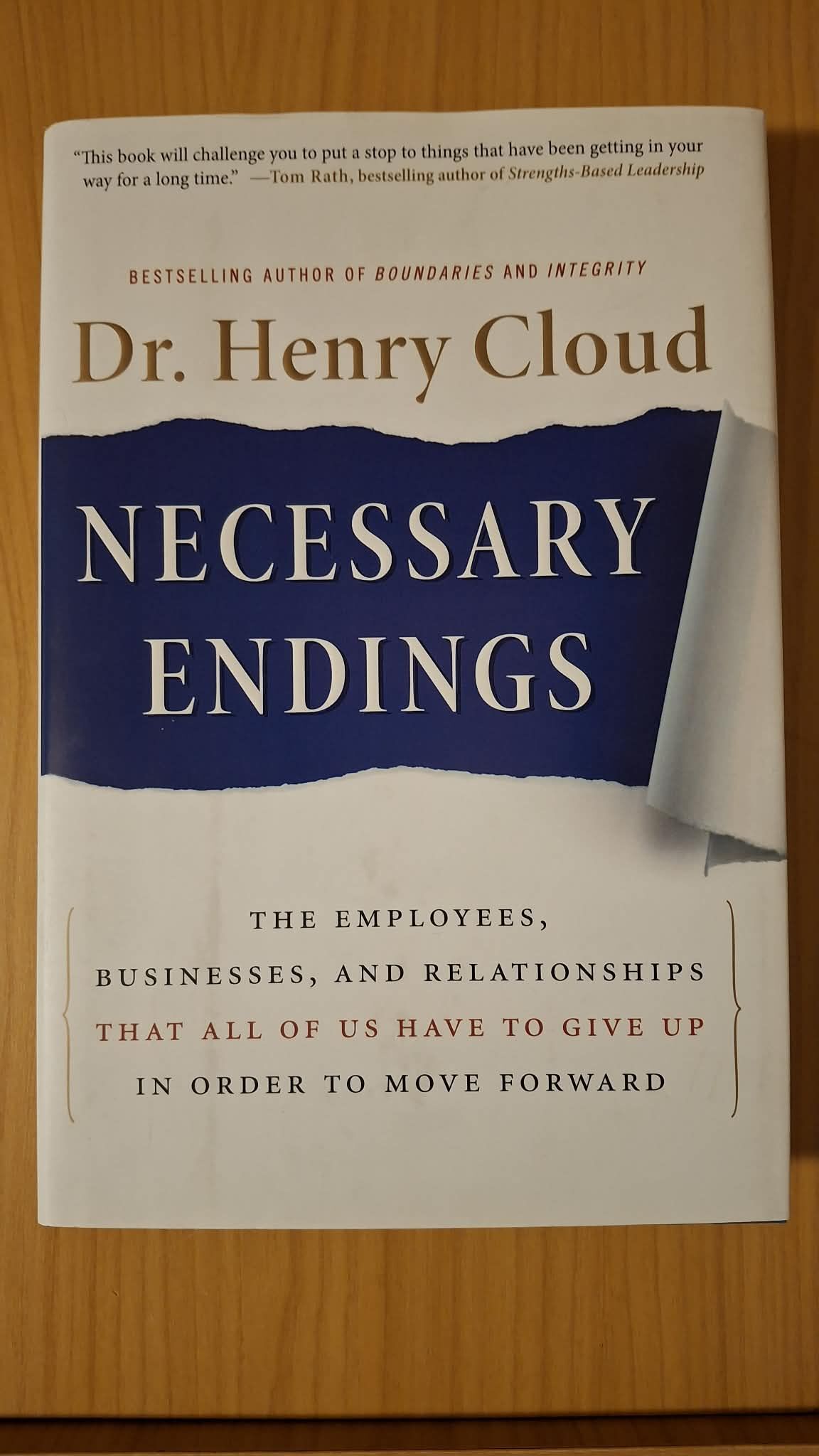 Dr. Henry Cloud Necessary Endings