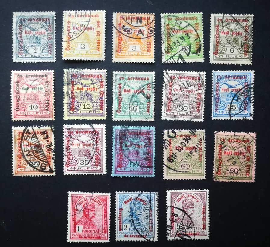 Magyarország 1915 Hadisegély II. * pecsételt G3