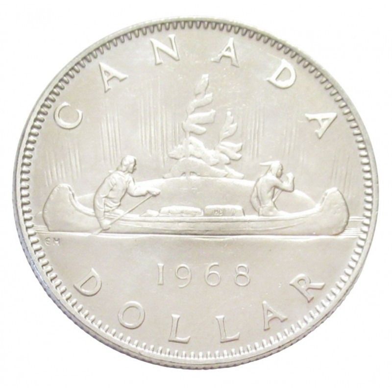 Kanada, 1 dollar 1968 aUNC+