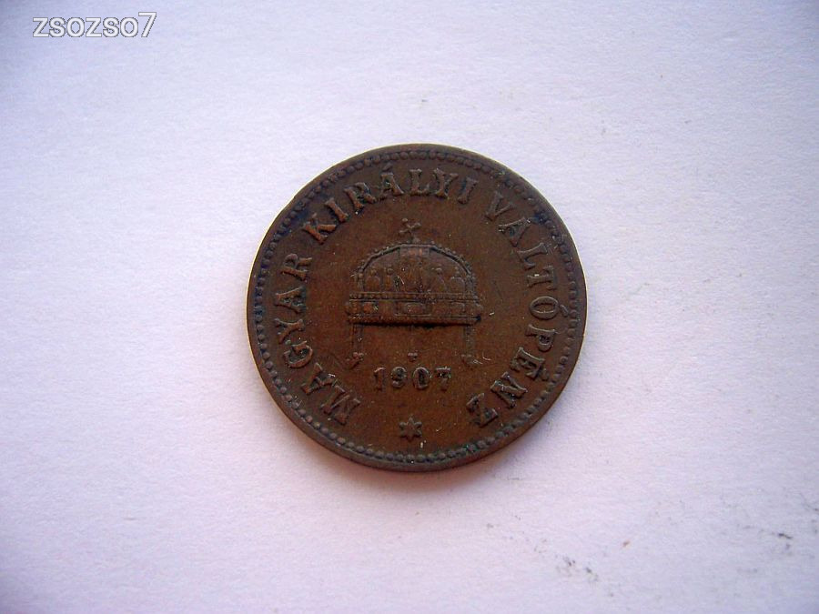 2 Fillér 1907 K.B
