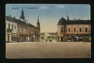 Cegléd, városháza tér