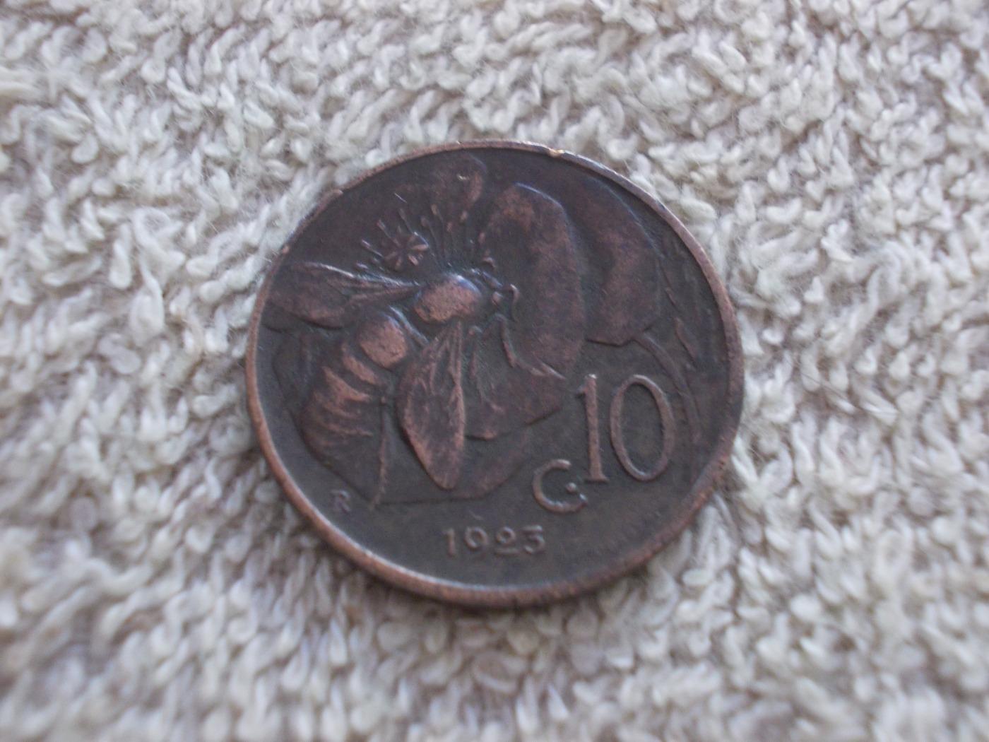 Olasz 10 Centimes : 1923 (Nr.)